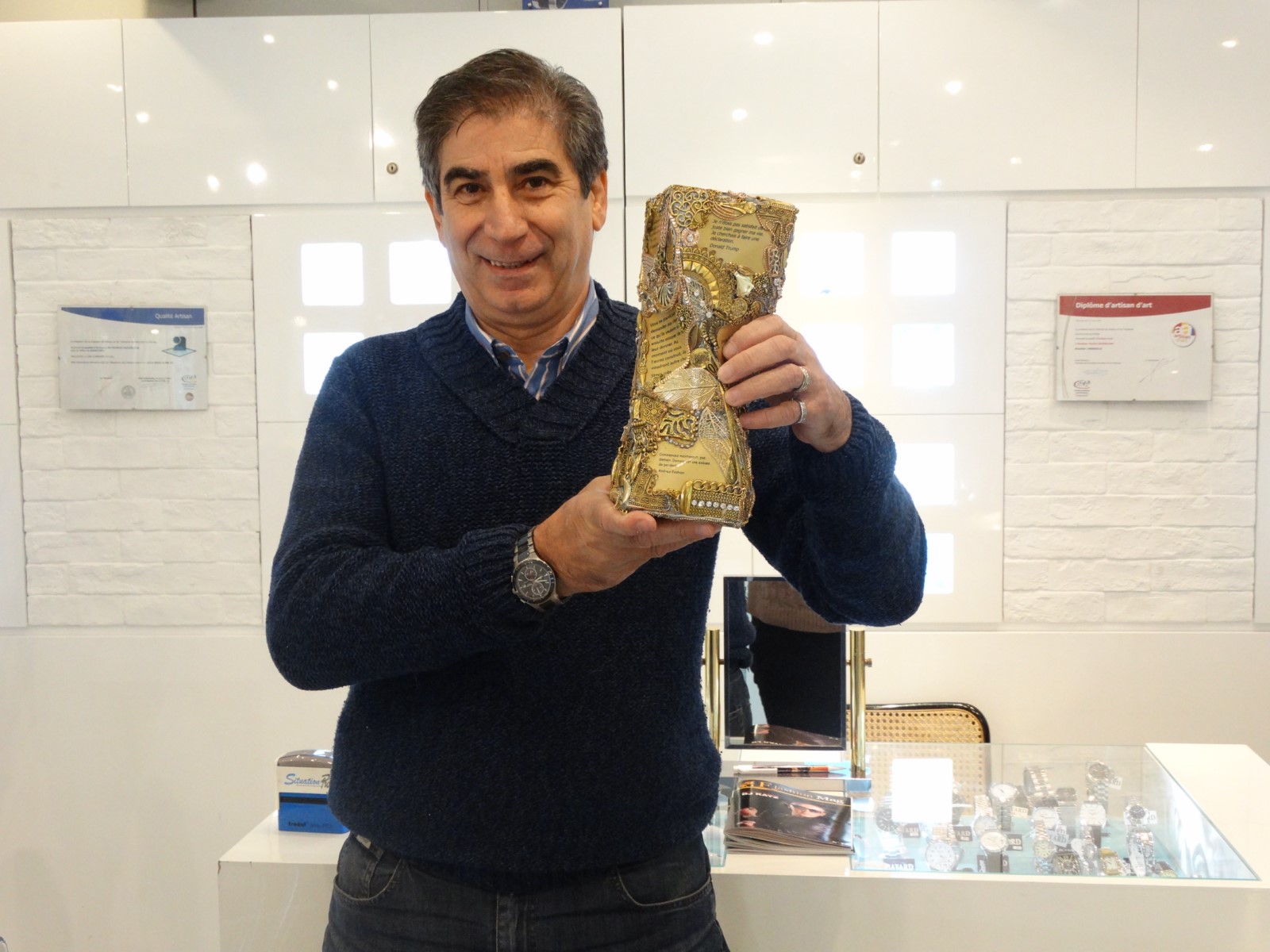 L'Echope d'or gagne le trophée PERSEVERANCE des entrepreneurs positifs du département